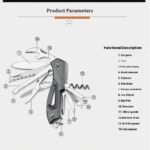 Multifunctional Rui-style Knife Outdoor Camping Equipment Knife - Image 2