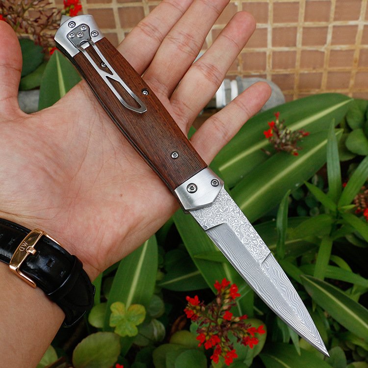 2015512146706.jpg Damascus Folding Knife Outdoor Knife Camping Survival - Image 1