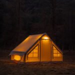 Cotton Camping Inflatable Tent - Image 2