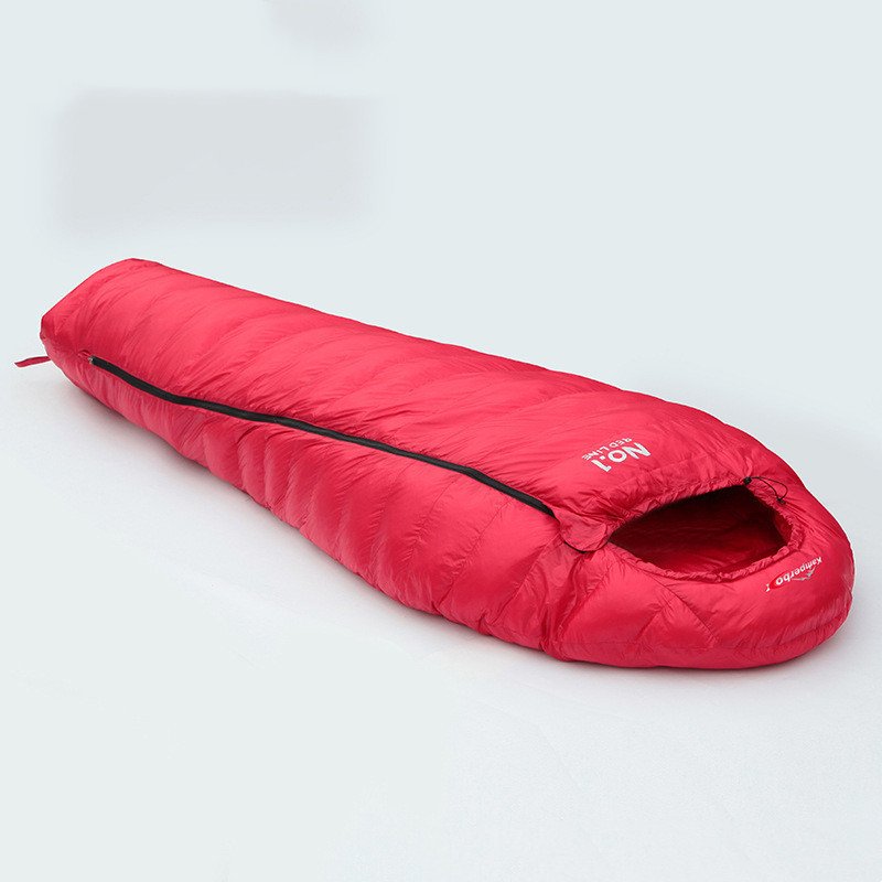 5a39e4dc-d38c-4719-ae26-2d289db6442c.jpg Winter Goose Down Mummy Down Cotton Sleeping Bag - Image 1