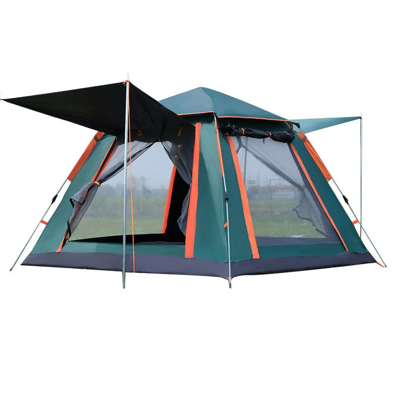 626006ac-95dd-4d41-a7f7-3c0433fb530f.jpg Tent Outdoor Full Automatic Speed Opening Beach Camping Tent Rainproof Multi-person Camping - Image 1