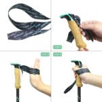 Straight handle external lock trekking pole for sports travel - Image 4