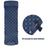 Outdoor Sleeping Pad Camping Inflatable Mattress With Pillows Travel Mat Folding Bed Ultralight Air Cushion Hiking Trekking - Image 2