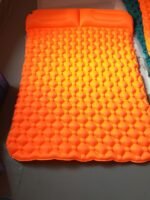 Outdoor Sleeping Pad Camping Inflatable Mattress With Pillows Travel Mat Folding Bed Ultralight Air Cushion Hiking - Image 7