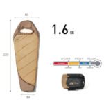 Sleeping Bag Mummy Outdoor Camping Thickened In Winter - Image 9
