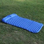 Outdoor Sleeping Pad Camping Inflatable Mattress With Pillows Travel Mat Folding Bed Ultralight Air Cushion Hiking - Image 9