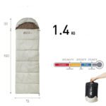 Sleeping Bag Mummy Outdoor Camping Thickened In Winter - Image 3