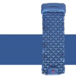 Outdoor Sleeping Pad Camping Inflatable Mattress With Pillows Travel Mat Folding Bed Ultralight Air Cushion Hiking Trekking - Image 9